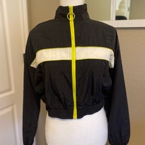 Forever 21 Cropped Athletic Jacket Size Small